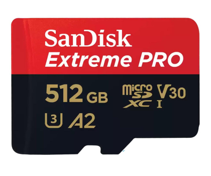 Nośnik pamięci SANDISK MicroSDXC 512GB 200MB/s SDSQXCD-512G-GN6MA